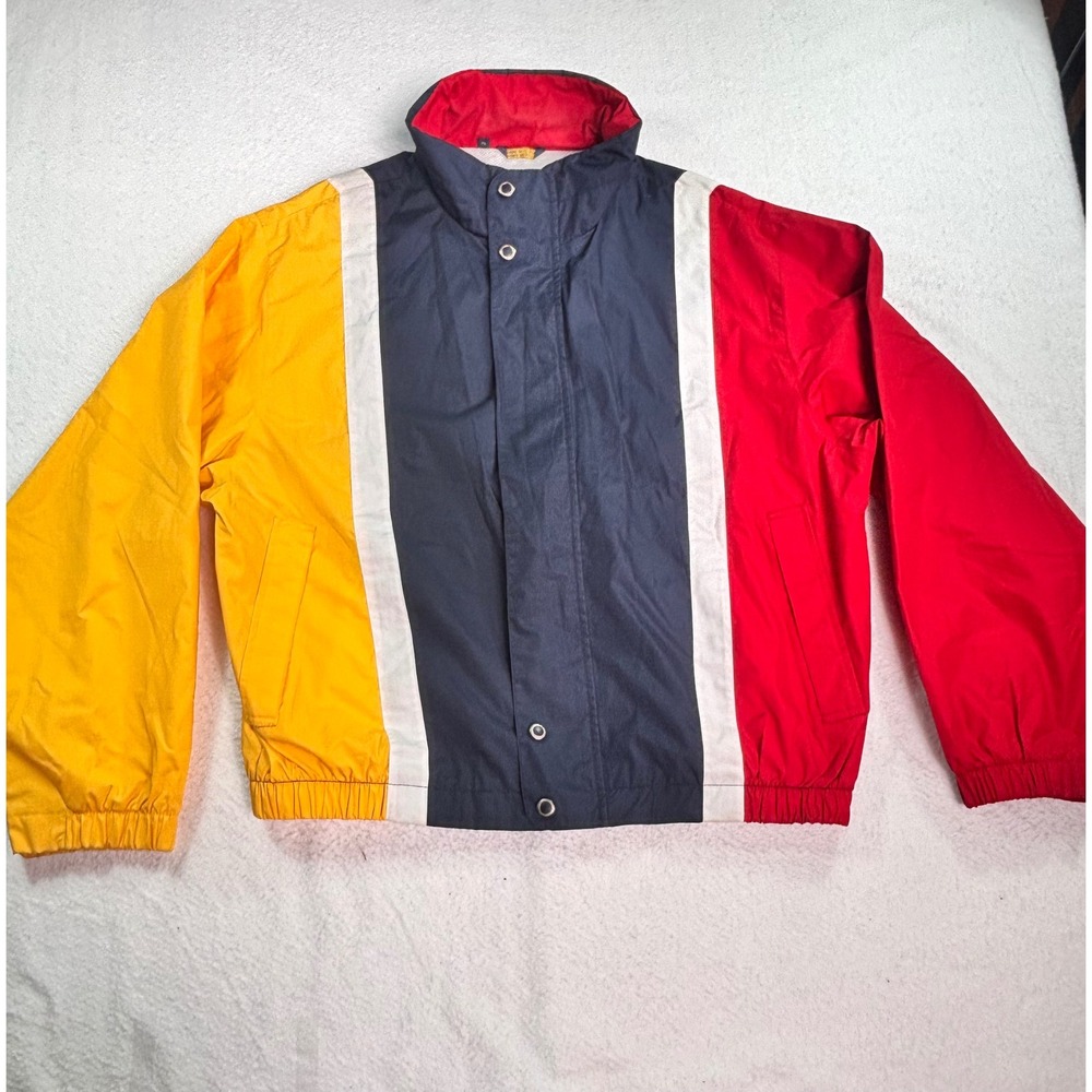 Vintage Members Only Marine Ware Colorblock Sailing Jacket Mens XL Windbreaker